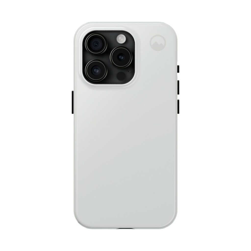 A² Silver Tough Phone Case for iPhone