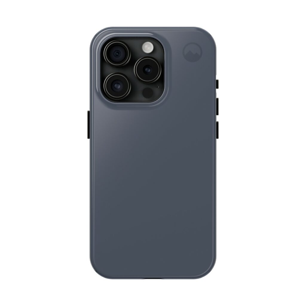 A² Titanium Blue Tough Phone Case for iPhone